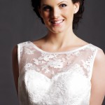 Jade - Lace on Sheer Bodice over a Satin Sweetheart