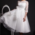 Winnie - Floral Lace Bodice Flares to Organza Pleated Skirt